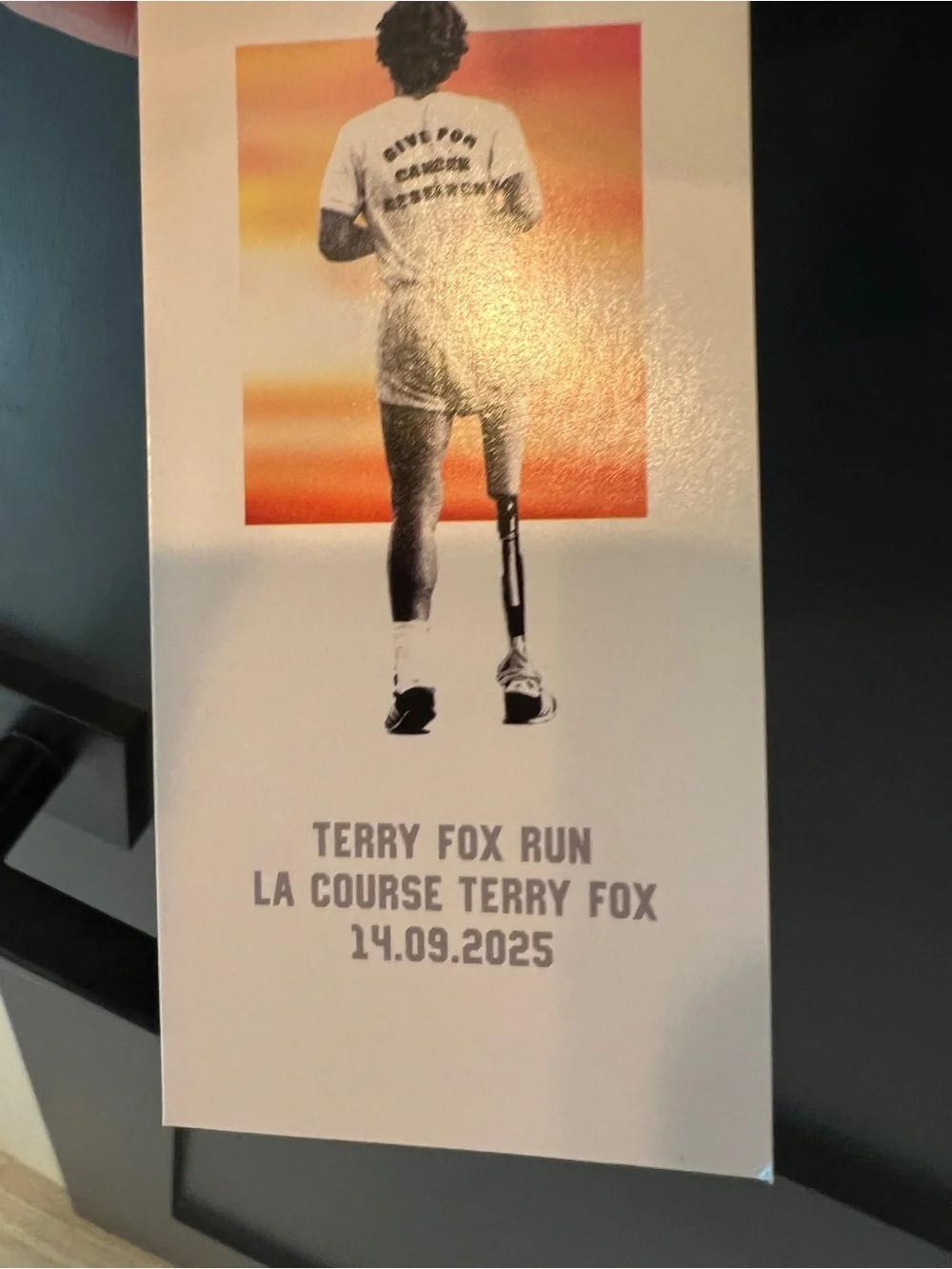 NWT Adidas x Terry Fox Run 45th Anniversary Long Sleeve Shirt Medium